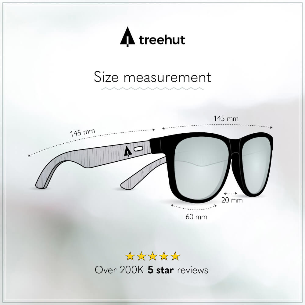 Rina 53 Women's Wooden Sunglasses