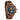 Rise Bronze Blue Marble Men's Stainless Steel Wooden Watch