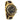 Rise Ebony Marble Gold Men's Stainless Steel Wooden Watch