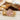 olive wood and rose gold watch for women