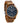 Sierra Walnut Blue Marble Men's Wooden Watch