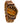 Sierra Zebrawood Tiger Eye Men's Wooden Watch