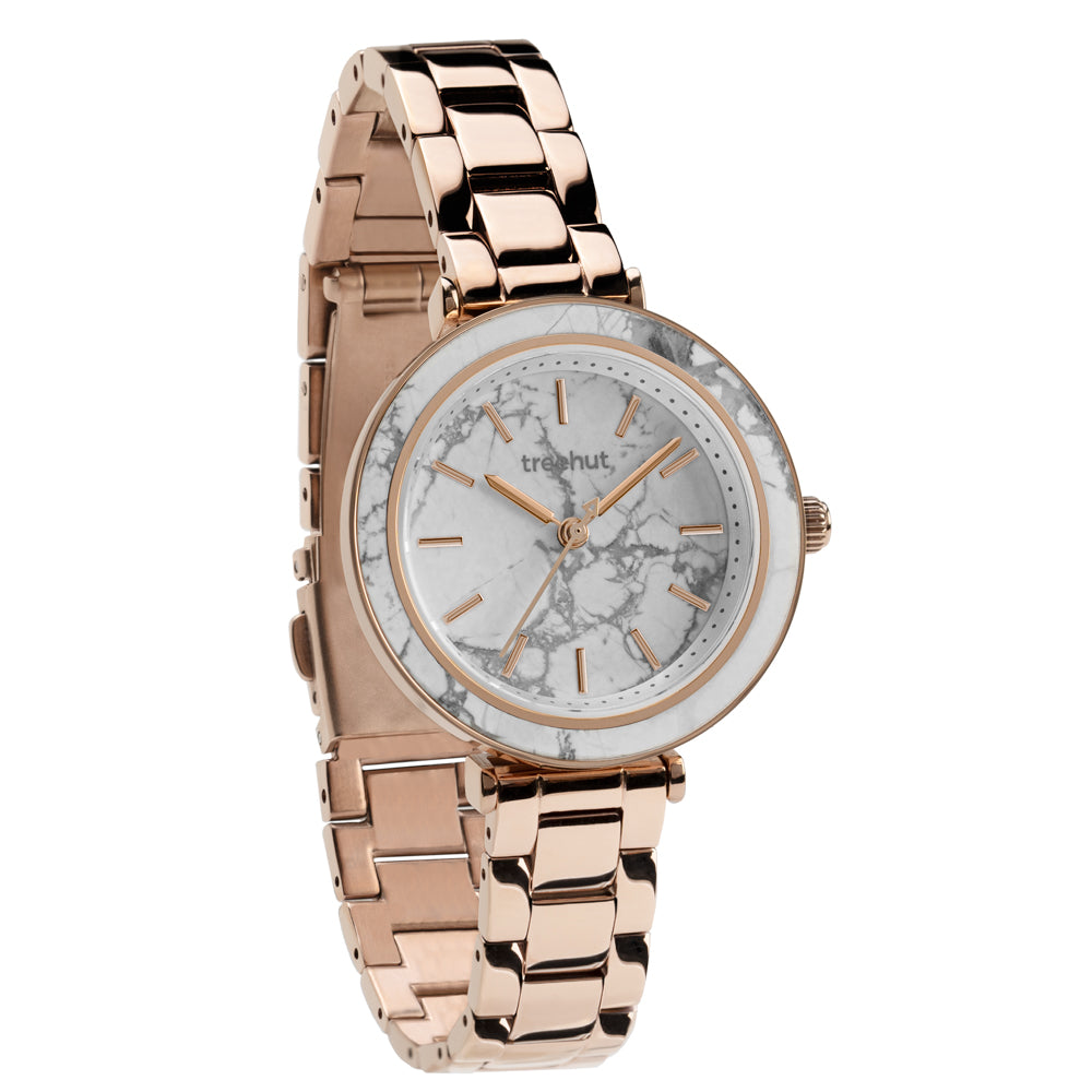 white dial watch