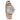 Skyler White Marble Women's Stainless Steel Watch