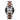 Classic Silver Stainless Walnut Theo Men's Wooden Watch