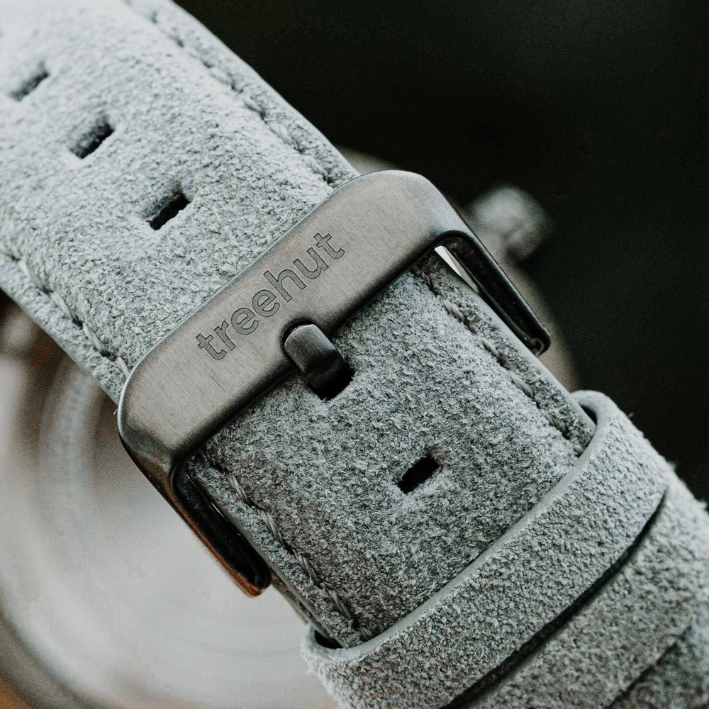 wood watches with vegan leather strap
