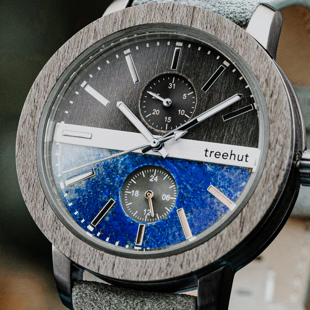 wood watches with vegan strap