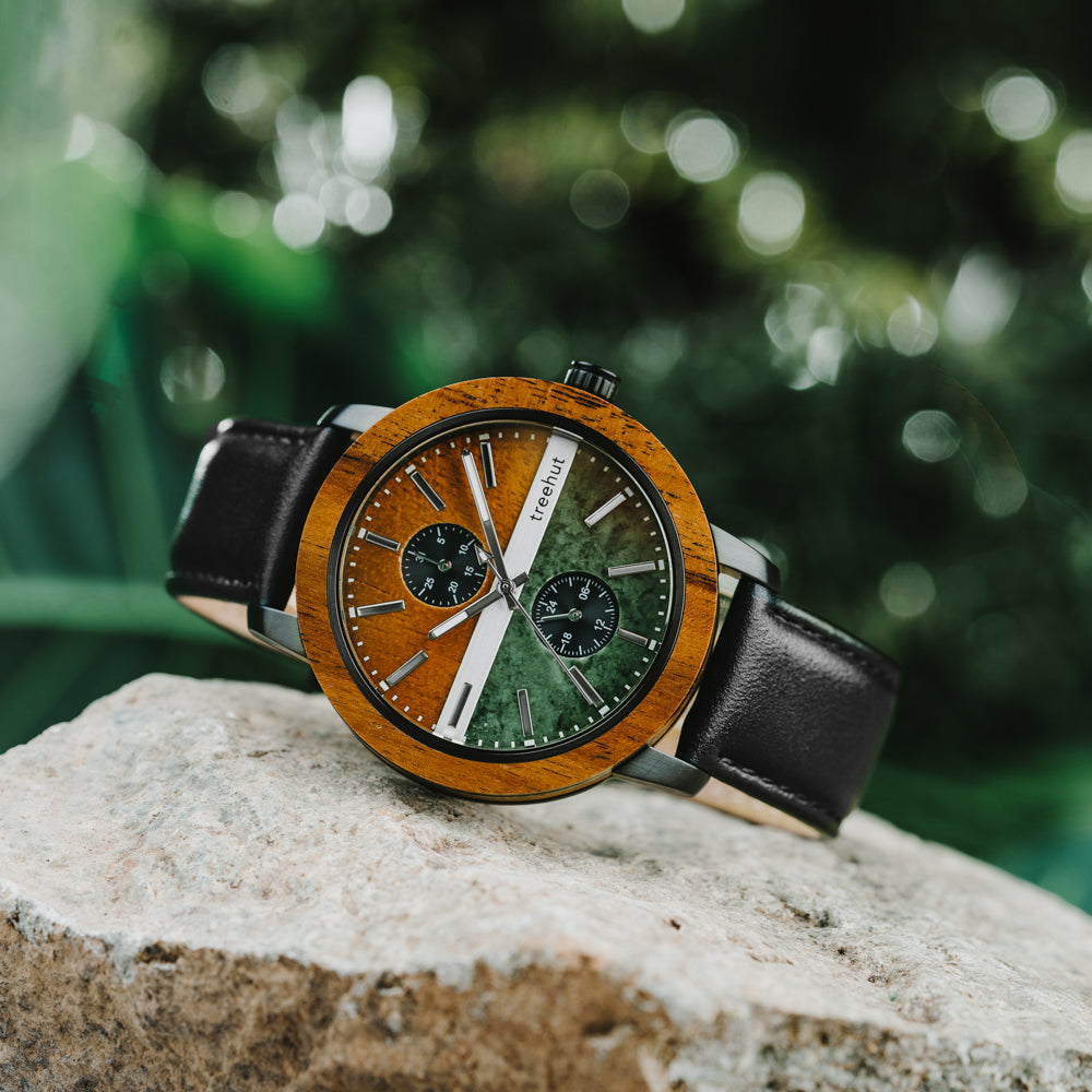 wood watches with chronograph function