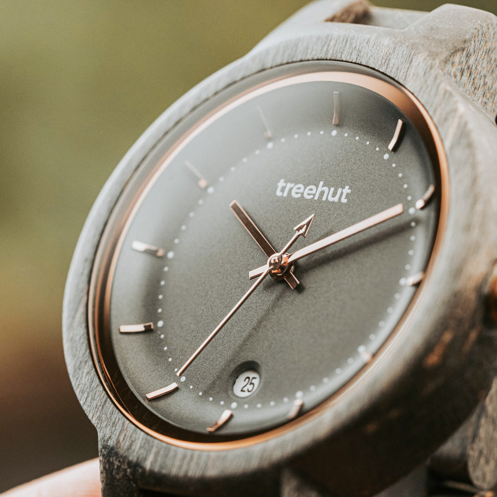Theory Grey Maple Women's Wooden Watch