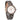 Theory Grey White Women's Wooden Watch