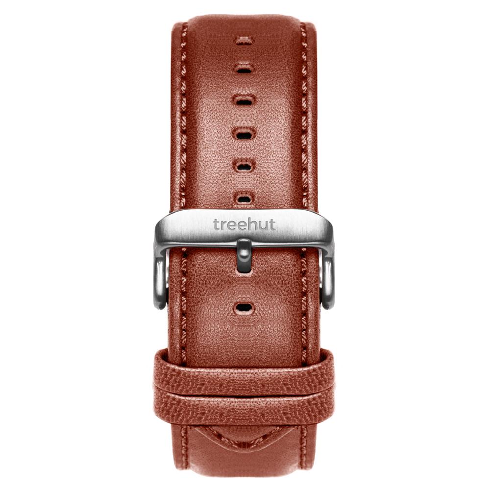 brown leather watch band