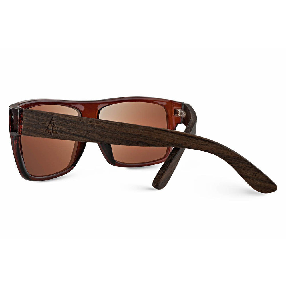 Carlton 43 Black Men's Wooden Sunglasses