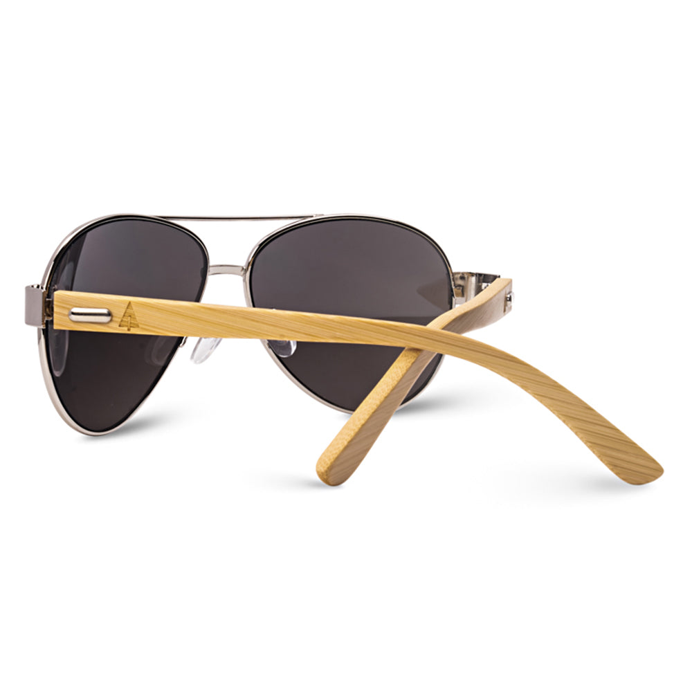 Top Gun 50 Men's Wooden Sunglasses