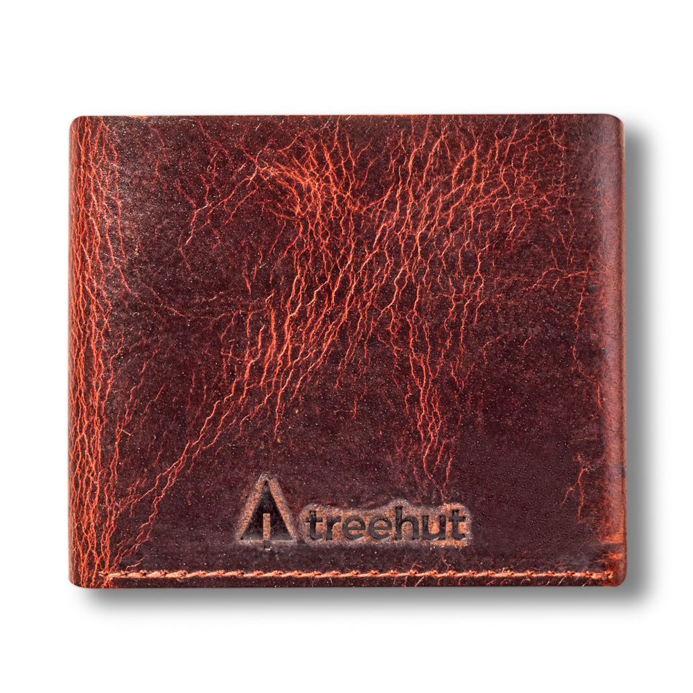 Slim Bifold Wallet  Men's Genuine Leather Wallet