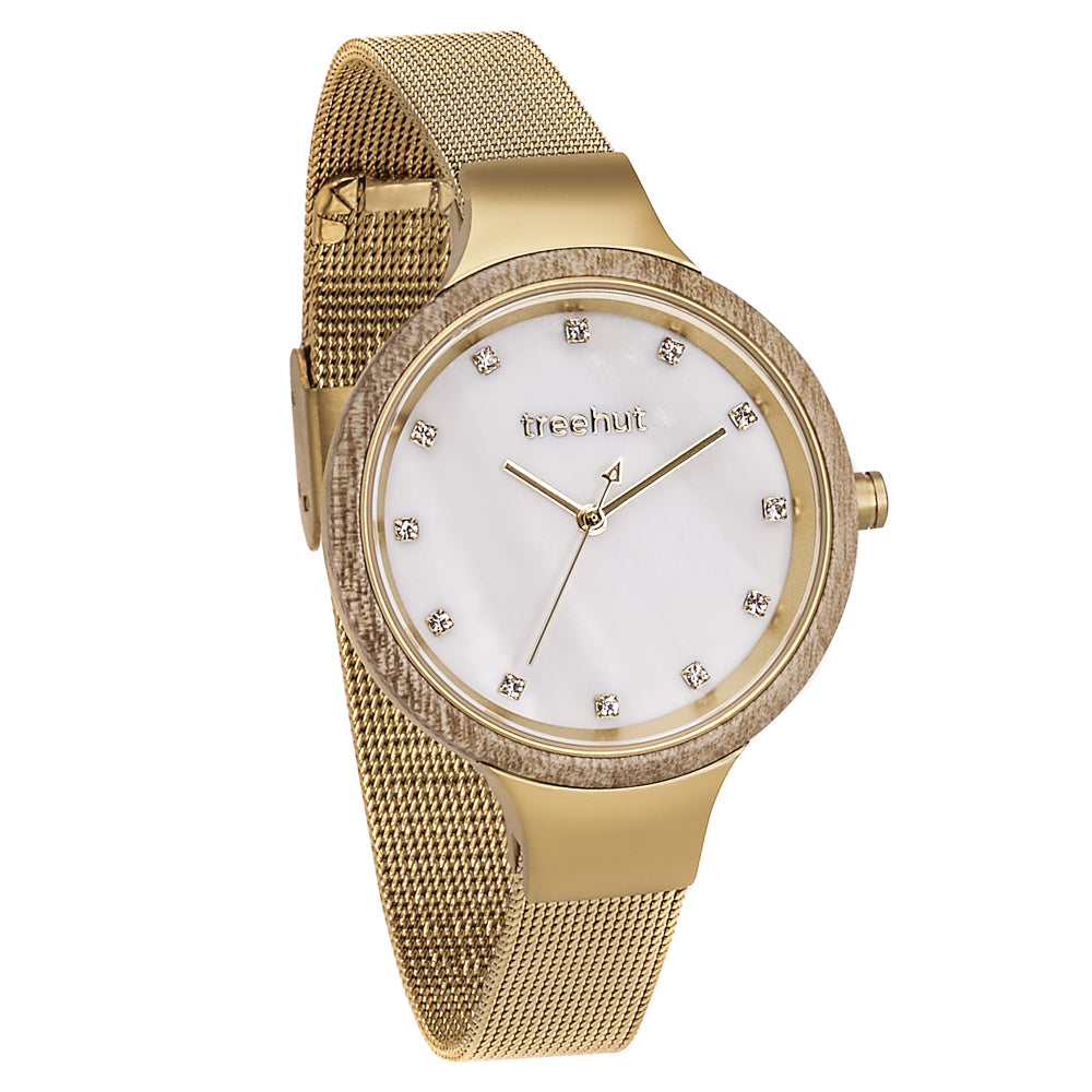gold pearl watch