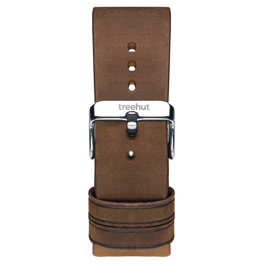 22mm Classic Small Brown Band For Men