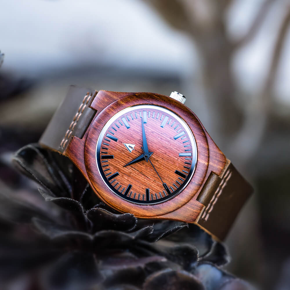 Classic Rosewood Rouge Small Women's Wooden Watch