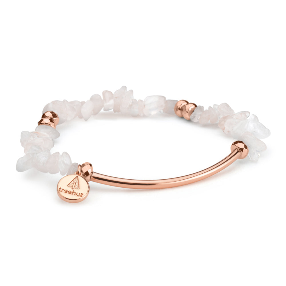 pink rose gold bracelet