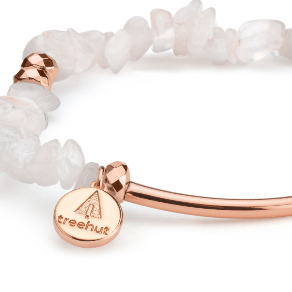 pink rose gold bracelet