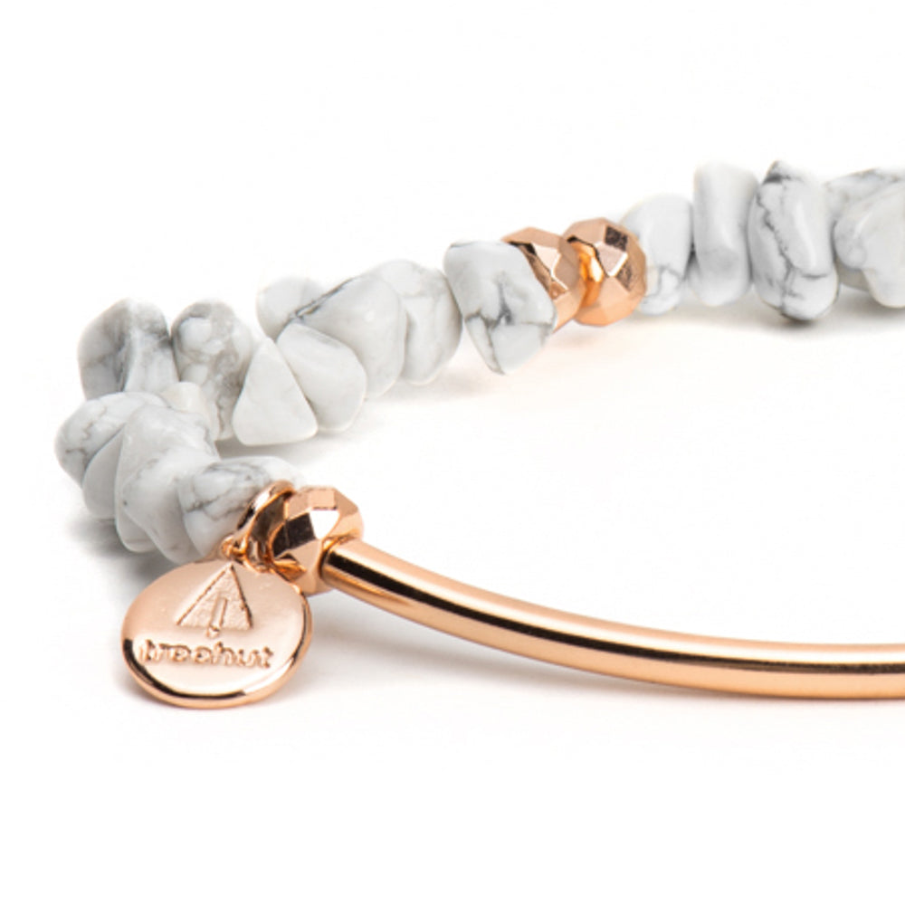 white stone bracelet