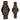 Couples Odyssey Cathaya Walnut Couples Wooden Watch