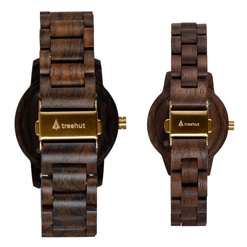 Couples Odyssey Sandstone Couples Wooden Watch
