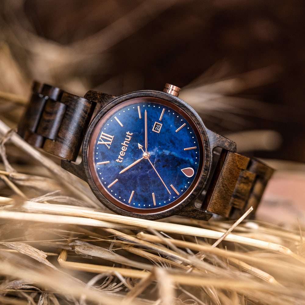 charity: water Odyssey Men's Marble Wooden Watch
