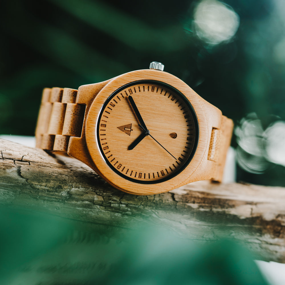 charity: water All Bamboo Boyd Men's Wooden Watch