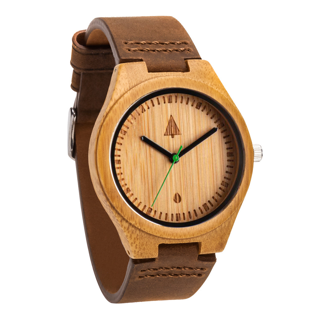 charity: water Boyd Small Green Men's Wooden Watch