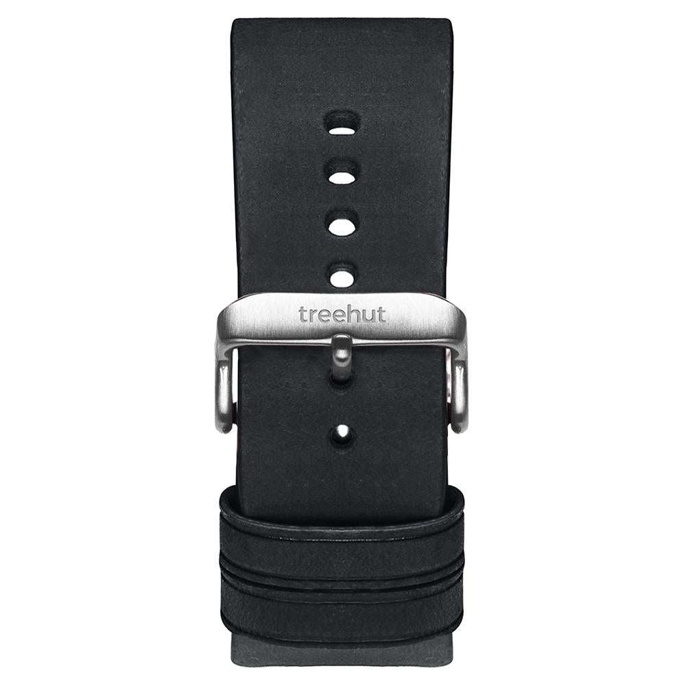 24mm Classic Black Band For Men