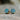 Turquoise Hex Stone Earrings Women's Stone Earring