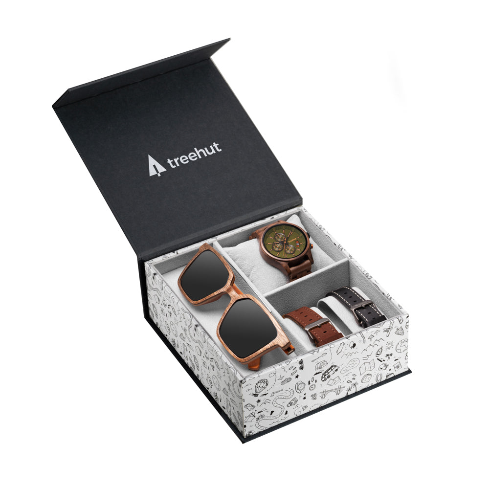 Moss Green Gift Set for Men