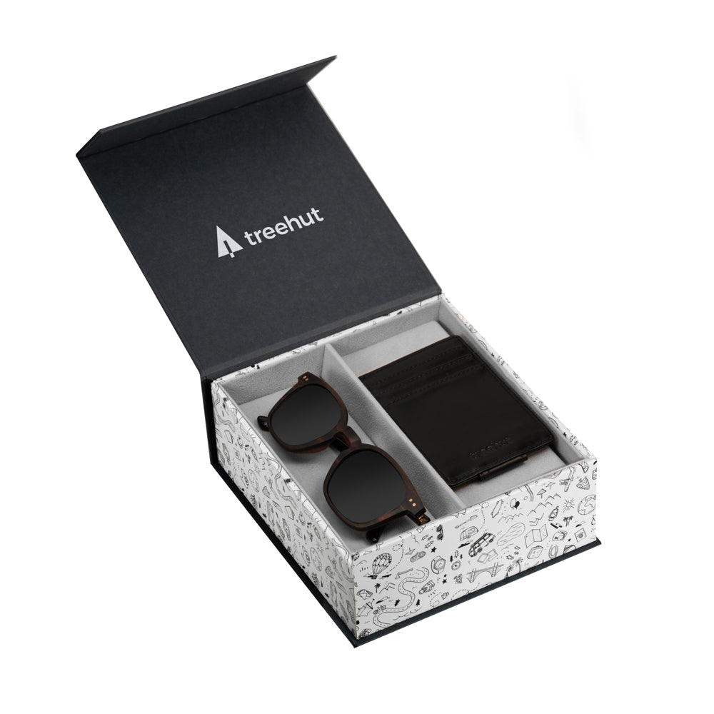 Everest x vertical card case gift set for him