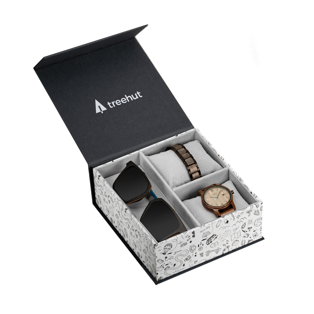 Cool brown gift box set for him