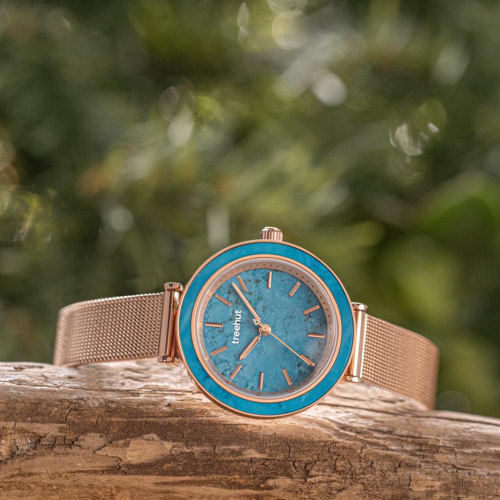 turquoise watch