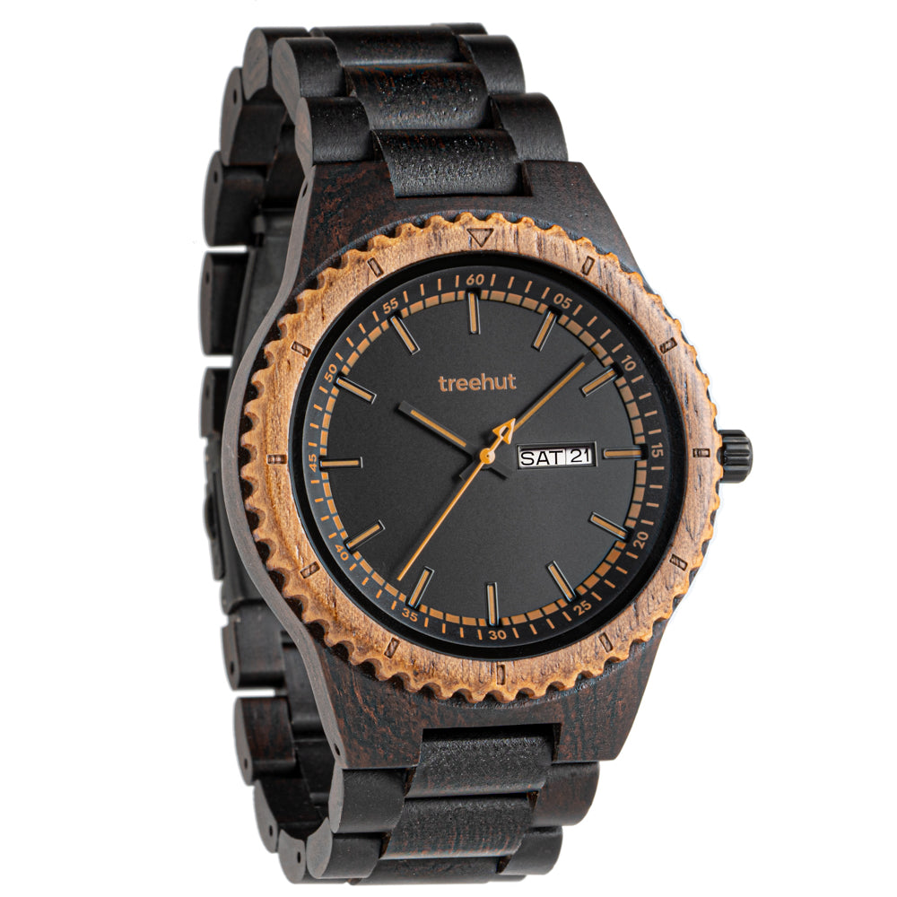 Classic Day-Date Ebony Walnut Men's Wooden Watch