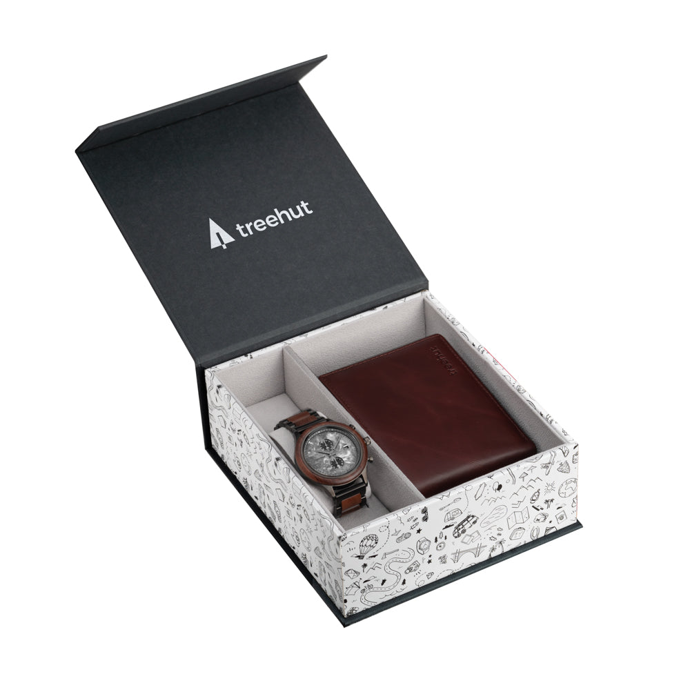 Rise Watch Wallet Men's Gift Set Box