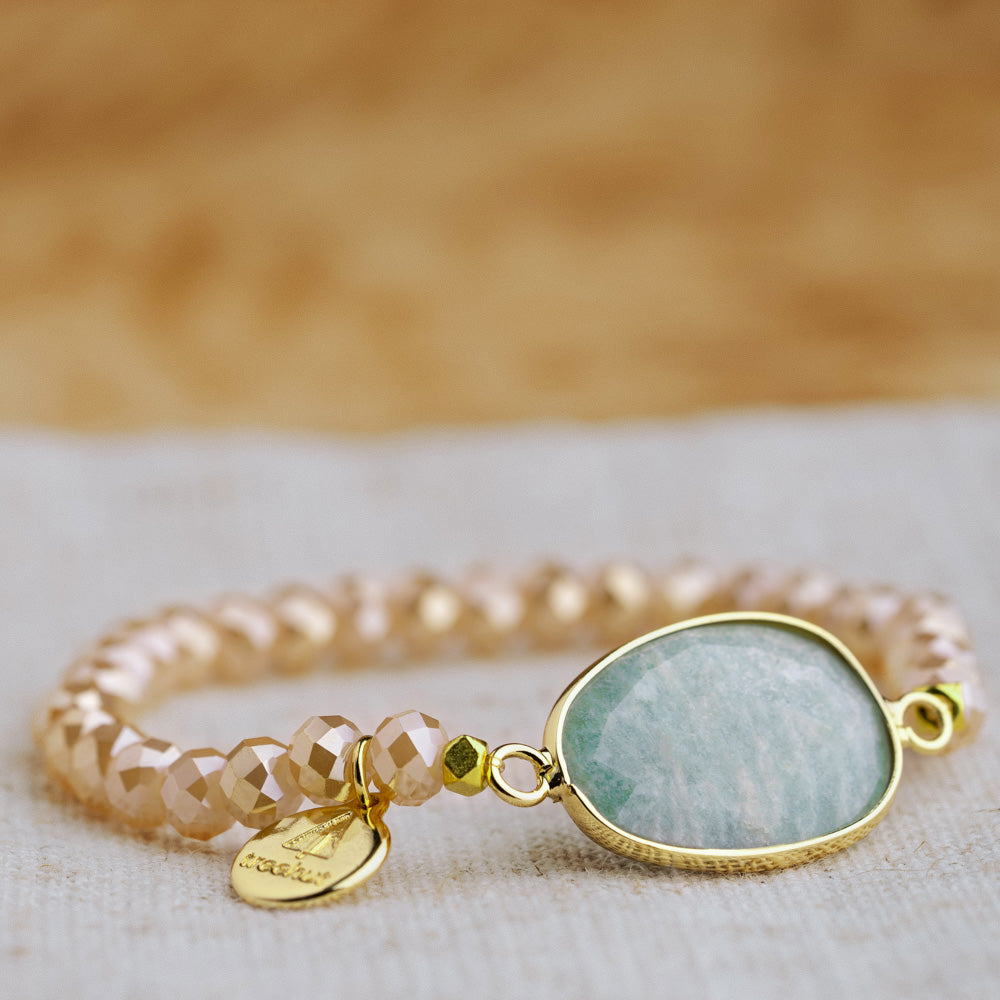 Sol Rosegold Love Bracelet Women's Stone Bracelet