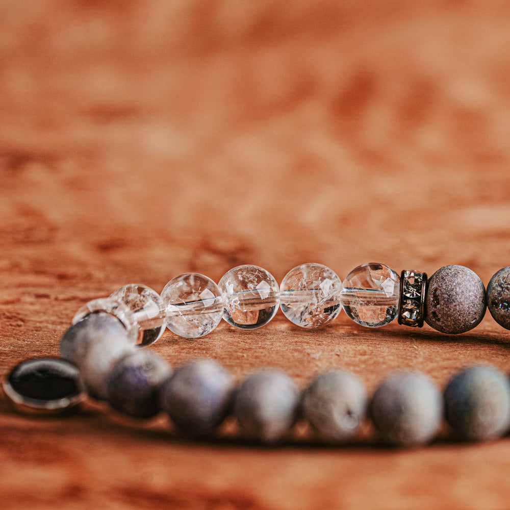 Mourad Crystal White Bracelet Women's Stone Bracelet