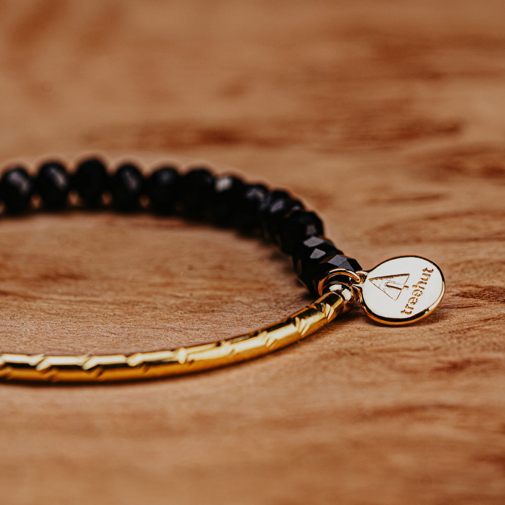 black crystal bracelet