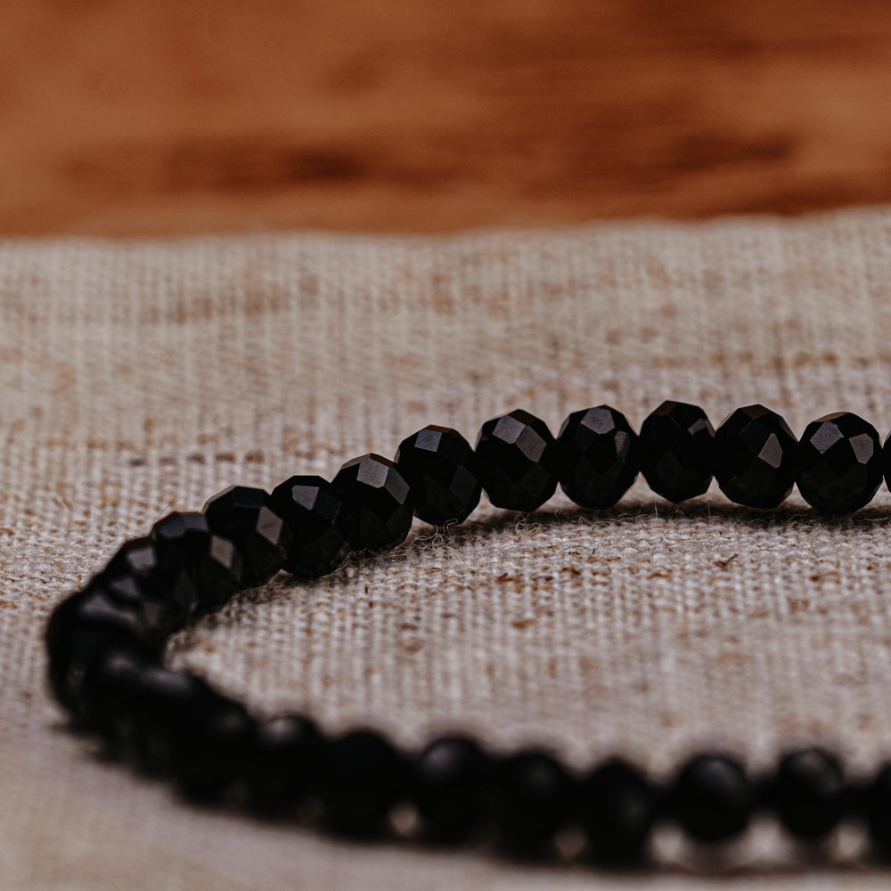 black crystal bracelet