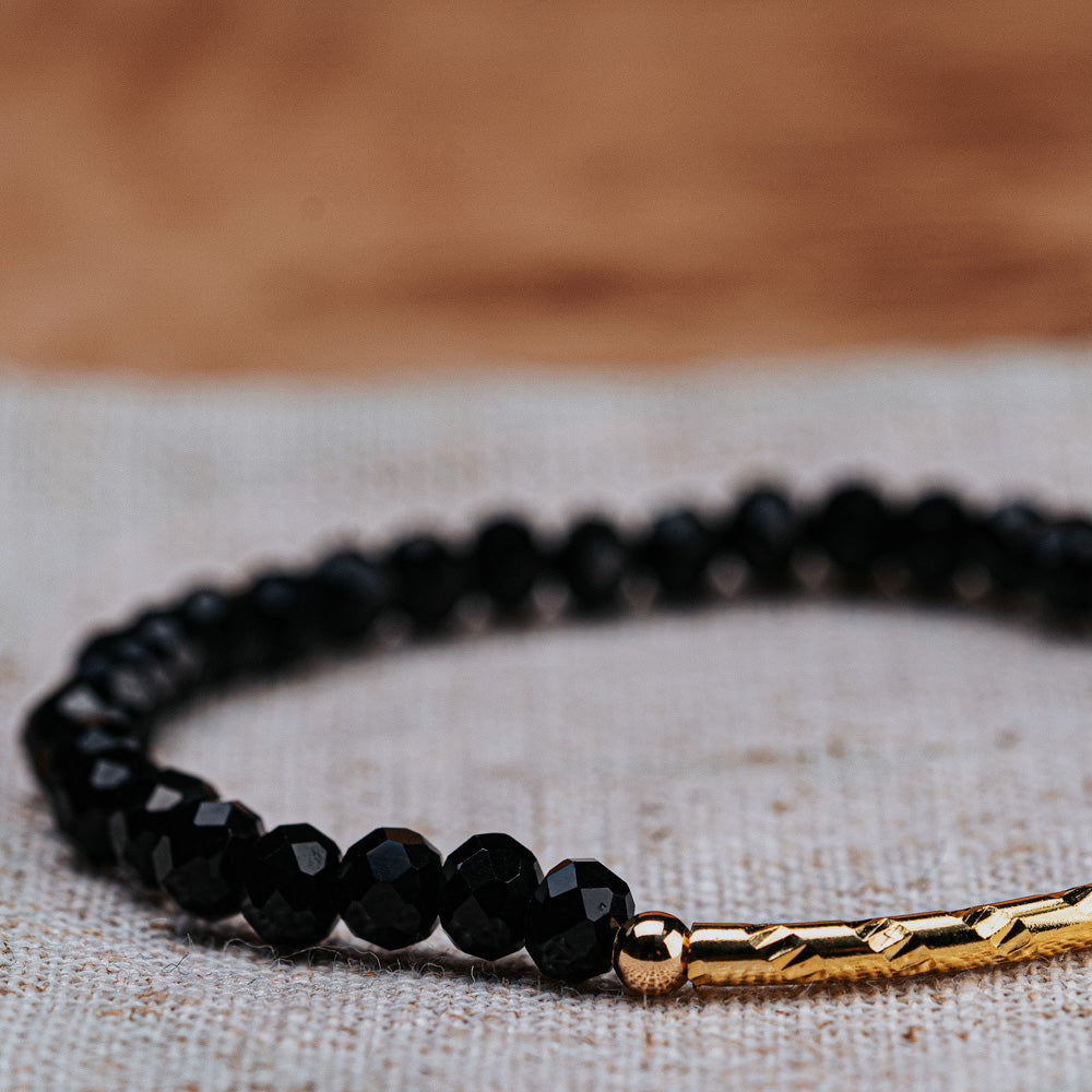 black crystal bracelet