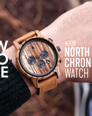 How to Use Your North Wooden Chronograph Watch