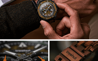 Treehut's Mission Collection | Sustainable Wood Chronograph Watch For Men