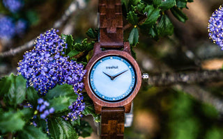 Treehut Wooden Watches | Walnut Sky Blue Women's Casual Watch | Pearl Petite Collection Unboxing