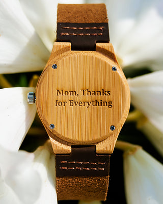 Best Gift for Mothers Day | Things To Do With Mom On Mother's Day | Wooden Watch for Her