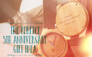 The Perfect 5th Anniversary Gift Idea: A Wood Watch