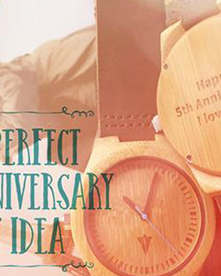 The Perfect 5th Anniversary Gift Idea: A Wood Watch