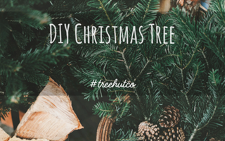 DIY Tree Hut Christmas Trees