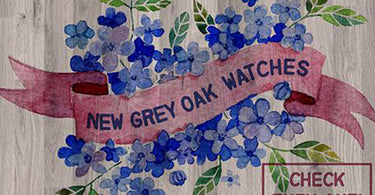 NEW Tree Hut Grey Oak Wood Watches!